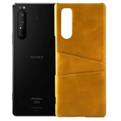 Xperia 1 III ケース SO-51B SOG03 エクスペリア1 マーク3  カード収納 レザー スマート ケース 【Color】 キャメルのサムネイル