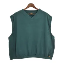 00年代 WOOLRICH ウールリッチ フリースベスト 大きいサイズ グリーン (メンズ 2XL) 中古 古着 T2133