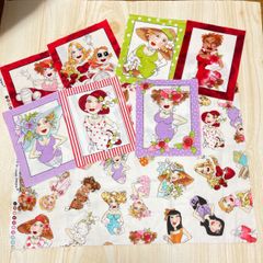 Amazon | Loralie Designs Hey! Cup Cake 45cmx110cm:ロラライハリス 廃盤柄 USAコットン  (Lavender) | 布・生地 通販
