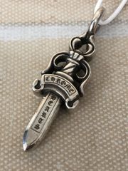 【中古】 SEES BY RINKAN鑑定済 CHROME HEARTS クロムハーツ  DOUBLE DAGGER ダブルダガーペンダントトップ   111429274