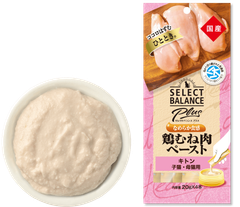 セレクトバランス Plus なめらか食感 鶏むね肉ペースト  キトン/子猫・母猫用 20g×4本入