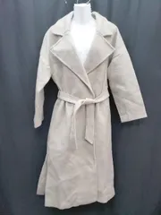 ◇ ◎ select MOCA セレクト モカ ロング シンプル キレイめ 長袖 コート サイズF ベージュ レディース P  【1405090005543】のサムネイル