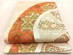 平和屋本店□極上 久保田一竹 幻の辻が花 訪問着 暈し染め 金通し地