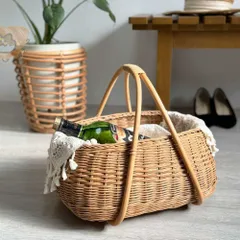 2025年最新】ラタンピクニックバスケットの人気アイテム - メルカリ