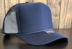 OTTO トラッカーメッシュキャップ　ソリッドバイザー　　HIGHクラウン深め　ネイビー　39-165