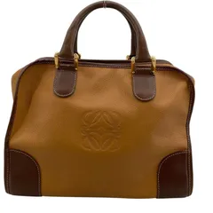 本物 ロエベ ハンドバッグ メンズ レディース アマソナ32 焦げ茶色 ロゴ 2025年最新】LOEWE ロエベ アマソナ32の人気アイテム - メルカリ