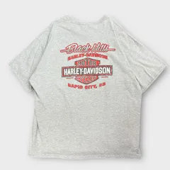 Harley-Davidson 00s ワンポイント ポケット Tシャツ プリントTシャツ ハーレーダビッドソン XXLサイズ グレー 古着 夏