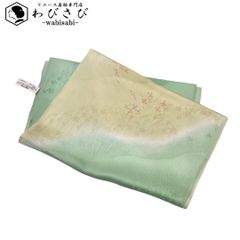 小紋 さんび 藤の花 松 梅 笹 縮緬 紫黒色 K-5194 小紋 さんび 藤の花 松 梅 笹 縮緬 紫黒色 K-5194 - メルカリ