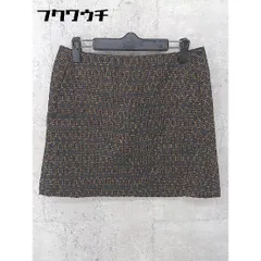 ◇ BONOTTO URBAN RESEARCH アーバンリサーチ ミニ 台形 スカート サイズ38 ブラック ベージュ レディース 【中古】 【1002802552038】