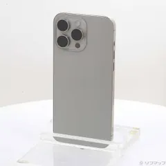 〔中古品〕 iPhone15 Pro Max 256GB ナチュラルチタニウム MU6R3J／A SIMフリー【269】