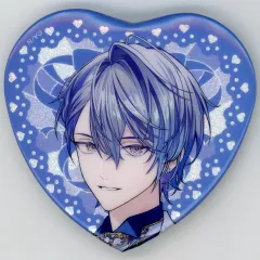 【中古】バッジ・ピンズ 小柳ロウ(枠模様) 「バーチャルYouTuber にじさんじ Prism Heart June Bride ランダムハート型缶バッジ Aグループ」