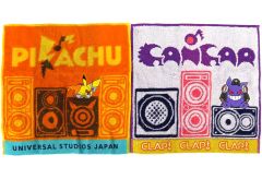 [중고] 수건 수건 피카츄 & 겐거 (포켓 몬스터) 미니 타월 세트 [할로윈 호러 나이트] 유니버설 스튜디오 재팬 한정