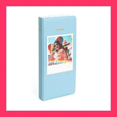 【スタッフおすすめ！】VOVMOEYA 64枚フォトアルバム For Fujifilm instax wide 400/300/210 ポラロイドインスタントカメラ用、チェキアルバム ミニ 3.5x4.5インチサイズ 16ページ 60枚収容