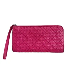 人気　ボッテガヴェネタ　長財布　レザー　ピンク　イントレチャート　L字ファスナー 楽天市場】BOTTEGA VENETA ボッテガヴェネタ イントレチャート