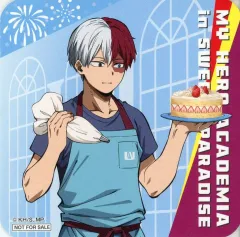 【中古】コースター 轟焦凍(等身) オリジナルコースター 「僕のヒーローアカデミア in SWEETS PARADISE」 コラボメニュー注文特典
