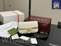 【今日特価】Gucci Marmont 2Way Bag 21×13cm-WTO輸入