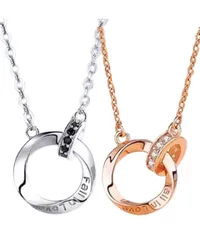 [motayu18] 恋をかたちにした二人の証 カップル お揃い ペアネックレス ファッション ネックレス pair ペア 彼女 彼氏 誕生日プレゼント メンズ レディース メンズファッション [スタイル1]