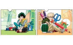 【中古】クリアファイル 1.緑谷＆爆豪 A4クリアファイルセット(2枚組) 「僕のヒーローアカデミア」