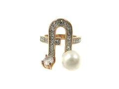 フルラ FURLA ARCH PEARL RING アーチパール リング 指輪 9号 ピンクゴールド アクセサリー 石付き ストーンのサムネイル