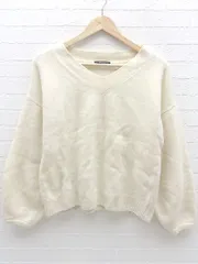 ◇ JOURNAL STANDARD ジャーナルスタンダード ウール ニット Vネック 長袖 セーター ベージュ レディース  【1002800794584】