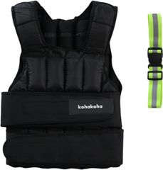 【理学療法士監修】ウェイトベスト 20kg おもり 筋トレ ウェイト ウエイトベスト 専用トレーニングメニュー付き kohakoha