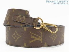 【美品】ルイヴィトン LOUIS VUITTON　モノグラム　ショルダーストラップ　調節不可　ノワール ブラック ブラウン　J02288