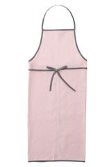 fog linen work リネンパイピングエプロン　ローズプードル
