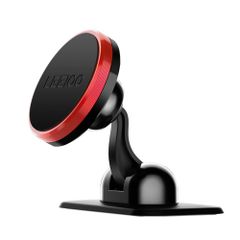 新品 OnKJ 車載ホルダー マグネット スマホホルダー すまほほるだー マグネット式ホルダー スマホスタンド 調整可能 360度回転 曲げられる台 高級金属感溢れ 多機種対応 (レッド)