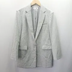◇ PLST プラステ テーラード シンプル フォーマル 長袖 ジャケット サイズS ライトグレー メンズ E  【1404240023352】