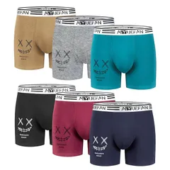 [AIYUEFAN] ボクサーパンツ メンズ 下着 6枚セット、4枚セット 超長綿 男性用下着 3D 立体成型 前閉じ ボクサーブリーフ 吸水速乾 通気性