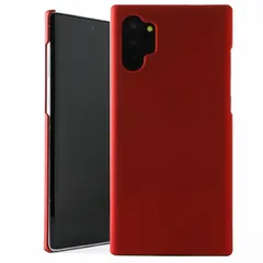 Galaxy Note10+ ケース SC-01M SCV45 ノート10プラス 耐衝撃 シンプル さらさら ハード ケース 【Color】 ワインレッド