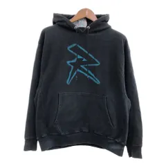 2000年代～ Champion チャンピオン プレミアムリバースウィーブ RIVAL スウェット パーカー ブラック (メンズ L) 中古 古着 P8805