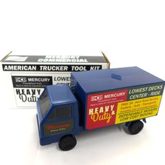 未使用展示品 アメリカン雑貨 MERCURY マーキュリー トラック 型 ツールキット 青
