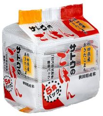 サトウのごはん 秋田県産あきたこまち5食パック(200g×5P) 