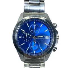 【稼働品】 SEIKO セイコー セレクション 8T67-00C0 腕時計 時計 スピリット クロノグラフ クオーツ ステンレス シルバー ブルー