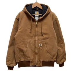 値下げ中❗️ 希少90s Carhartt active ジャケット ベージュXL 希少90s□カーハート【XL】USA製 アクティブジャケット フェード