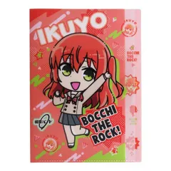 【メール便】ぼっち ざ ろっく！ ポケットファイル ダイカットクリアファイル5P 5インデックス A4 喜多郁代 サンスター文具 新学期準備文具 アニメキャラクター グッズ 