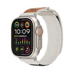アップルウォッチバンド（Apple Watchバンド）アドベンチャーナイロンバンド【ホワイト】38mm/40mm/41mm/42mm/44mm/45mm/46mm/49mm対応 [BELTIES]