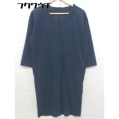 ◇ ROPE' ロペ 長袖 膝丈 ワンピース サイズ36 ネイビー レディース  【1105070007085】