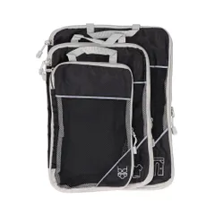 ☆ ブラック ☆ トラベルポーチ セット pmymr004 トラベルポーチ セット 圧縮袋 化粧ポーチ 旅行 トラベル ポーチ 圧縮 衣類 バッグ バック 軽量 整理 収納 便利 出張 スペース節約 海外旅行 修学旅行