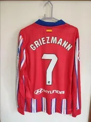 アトレティコマドリードユニフォーム25/26 グリーズマン長袖 アトレティコマドリードユニフォーム25/26 グリーズマン長袖