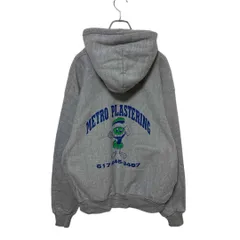 【Champion】 00s 企業ロゴ リバースウィーブパーカー S-2185