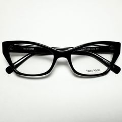 Vera Wang ヴェラ・ウォン 正規新品 黒 小振り メガネ / Inita / 米国ブランド / レディース