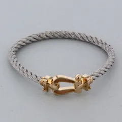 FRED フレッド フレッド フォース10 LM ブレスレット ブレスレット OB0006-000 レディース K18イエローゴールド/ワイヤー イエロー/シルバー 【中古】のサムネイル