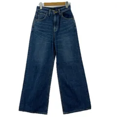 Lee リー ×rienda ワイドデニムパンツ sizeS/ブルー