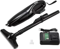 HiKOKI　コードレスクリーナー ブラック スライド式10.8Vバッテリタイプ 電池容量1.5Ah  パネルスイッチ R12DA(ESB)のサムネイル
