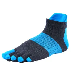 ☆ チャコール/ブルー ☆ S(22-24cm) ☆ アールエル RｘL M-RACING SHORT JG MWS5003JG アールエル ソックス MWS5003JG 日本製 アールエルソックス RxL R×Lソックス RL 靴下 五本指ソックス