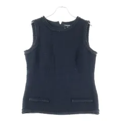 希少　CHANEL グレー ベスト グレー（灰色）系 L CHANEL(シャネル) ベスト・ジレ(レディース