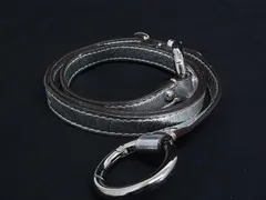 ■美品■ COACH コーチ レザー バッグ用 ショルダーストラップ クロスボディ 斜め掛け レディース シルバー系 DI0920