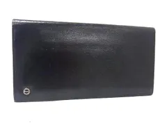 dunhill ダンヒル レザー 二つ折り 長財布 ウォレット 札入れ カード入れ メンズ ブラック系 DJ3861